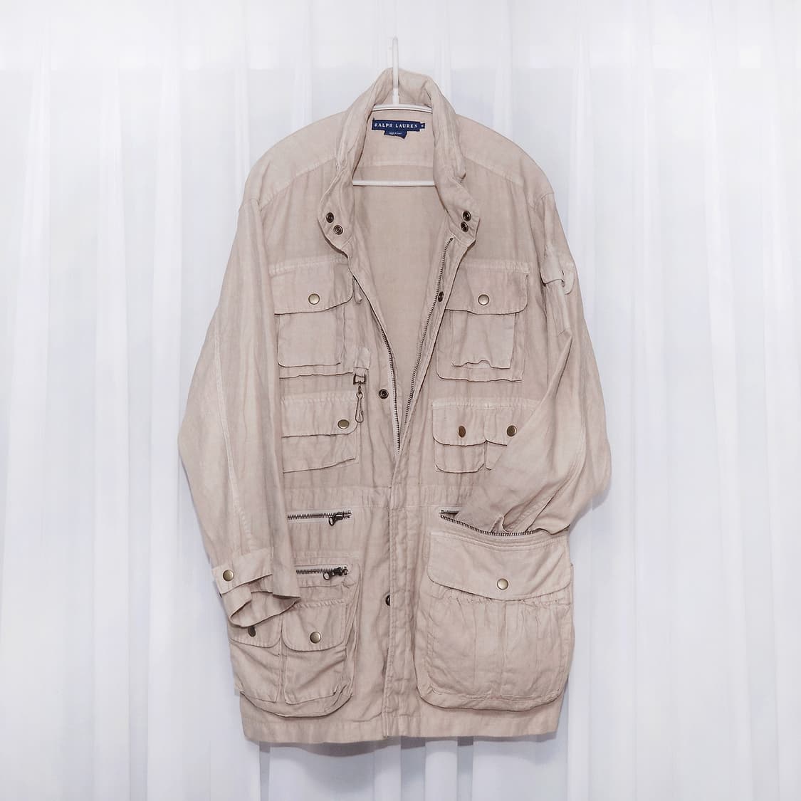 랄프로렌 (RL) 린넨 멀티포켓 유틸리티 필드자켓 (M95/ 100+) 상품이미지1