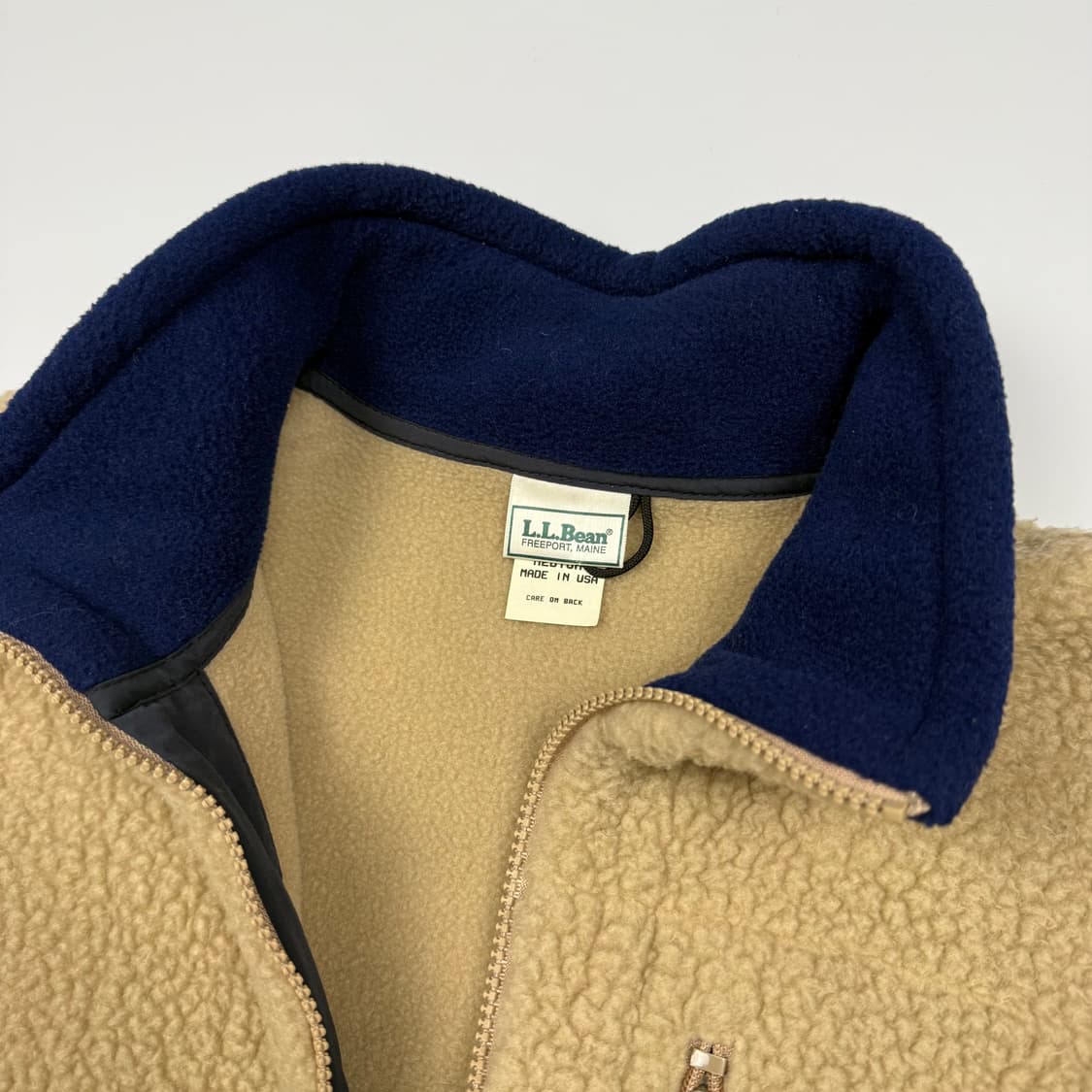 (105) 80s 엘엘빈 플리스 자켓 내추럴 상품이미지6