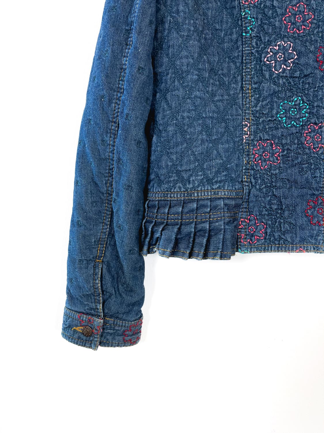 오일릴리 플라워 스티치 데님자켓 상품이미지10