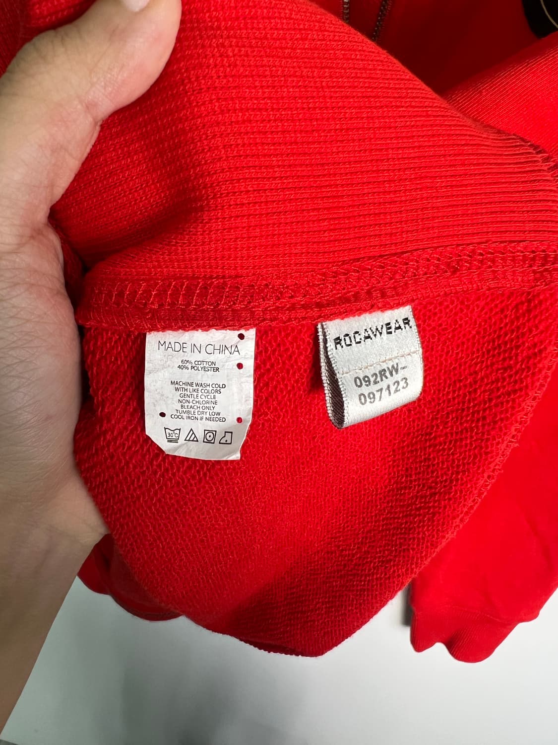 ROCAWEAR 레드 후드집업  상품이미지3