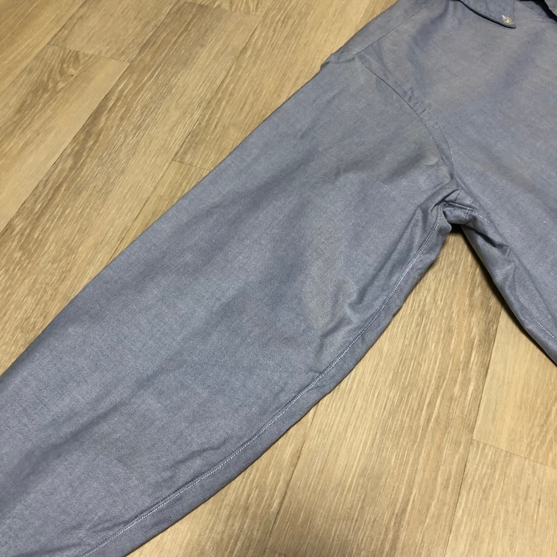 (XL-XXL) 90's 브룩스 브라더스 미국제 옥스포드 셔츠 블루 상품이미지3