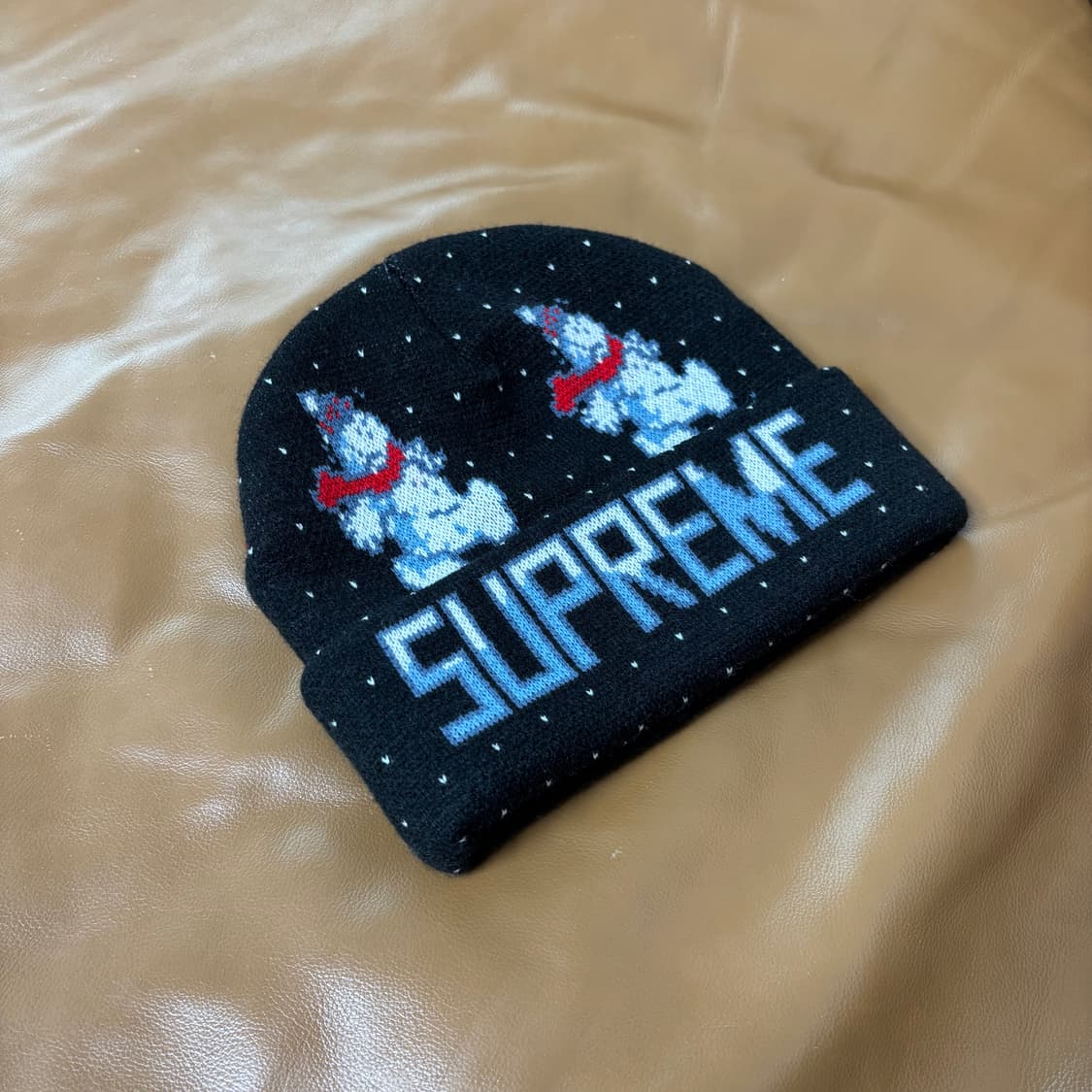 슈프림 비니 모자 21fw 스노우맨 블랙 상품이미지2