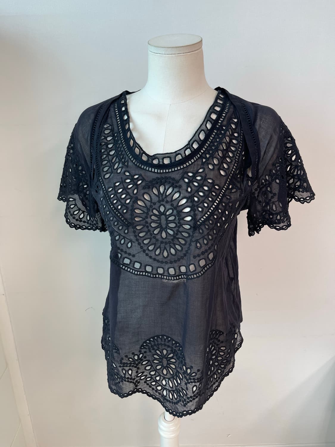 이사벨 마랑 시스루 블라우스 44~55 상품이미지1