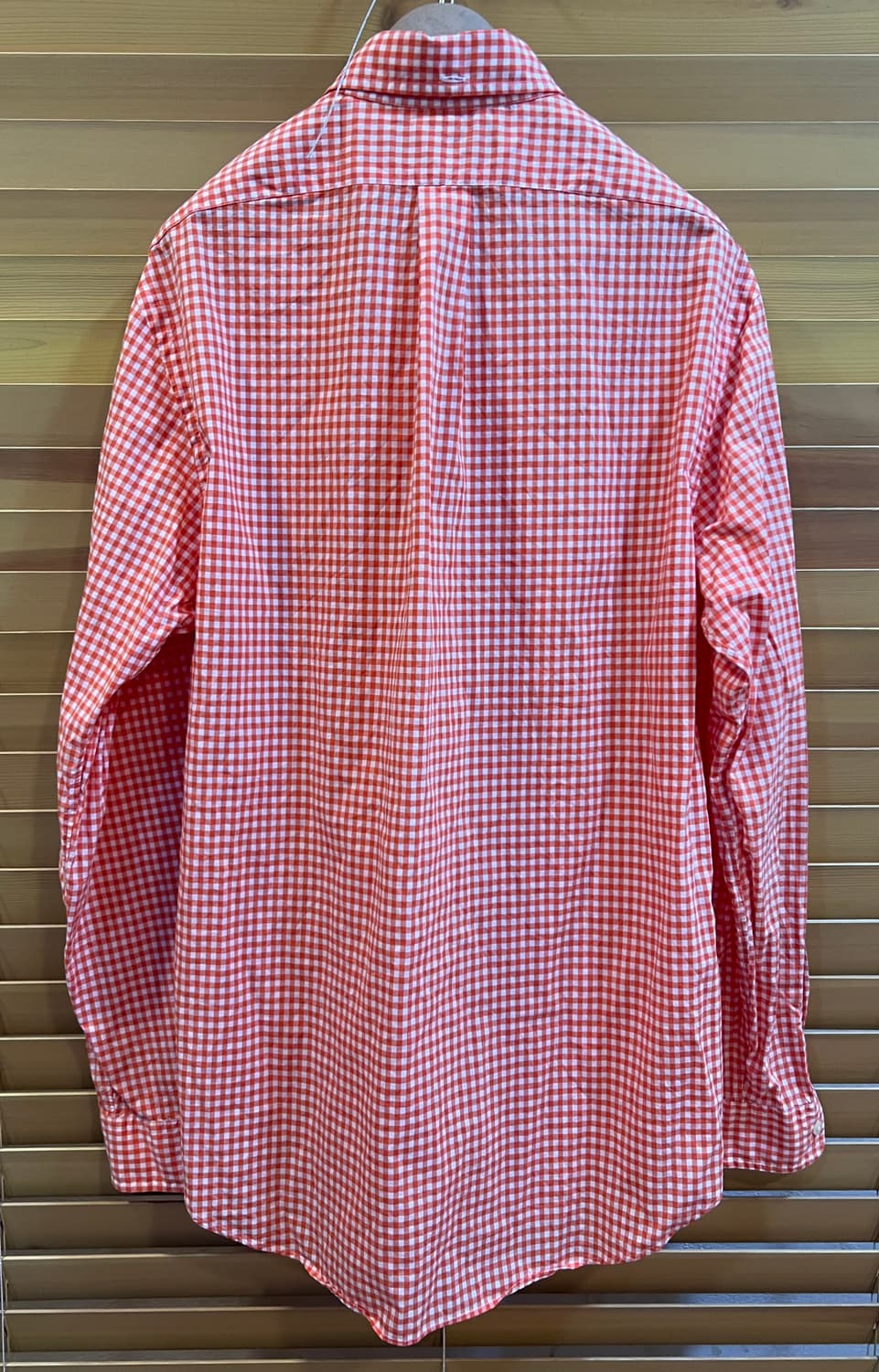 폴로랄프로렌 남성 오렌지 체크 코튼긴팔셔츠 상품이미지7