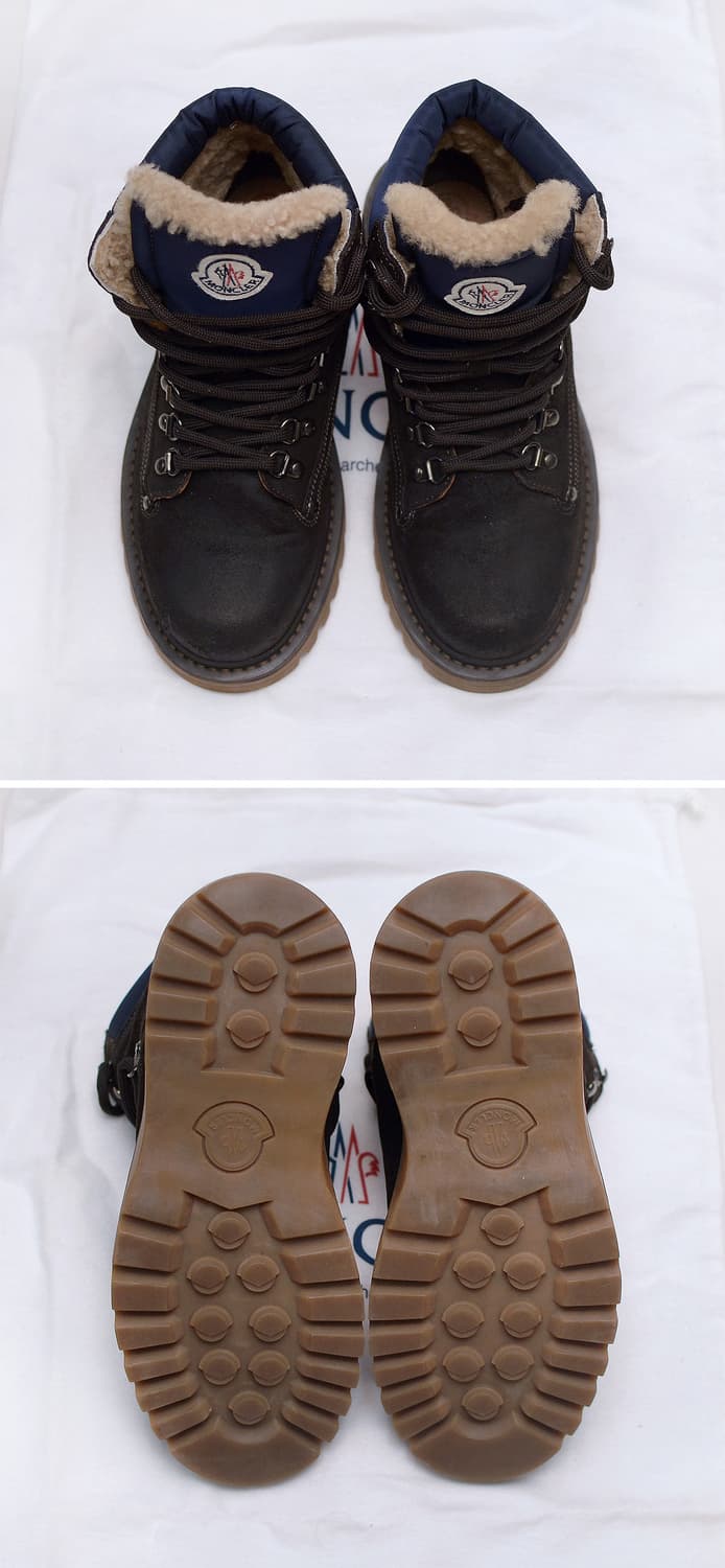 몽클레어 이지드 양모 시어링 가죽 방한부츠 (39 / 250-255) 상품이미지3