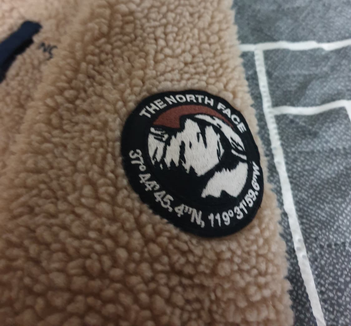 노스페이스 키즈 뽀글이 후드 짚업 자켓 베이지 (120) 상품이미지4