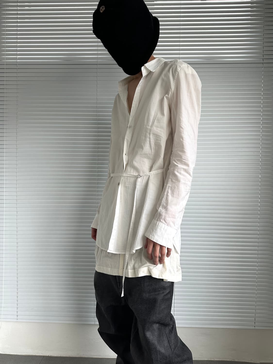 어태치먼트 셔링 셔츠 자켓 상품이미지1