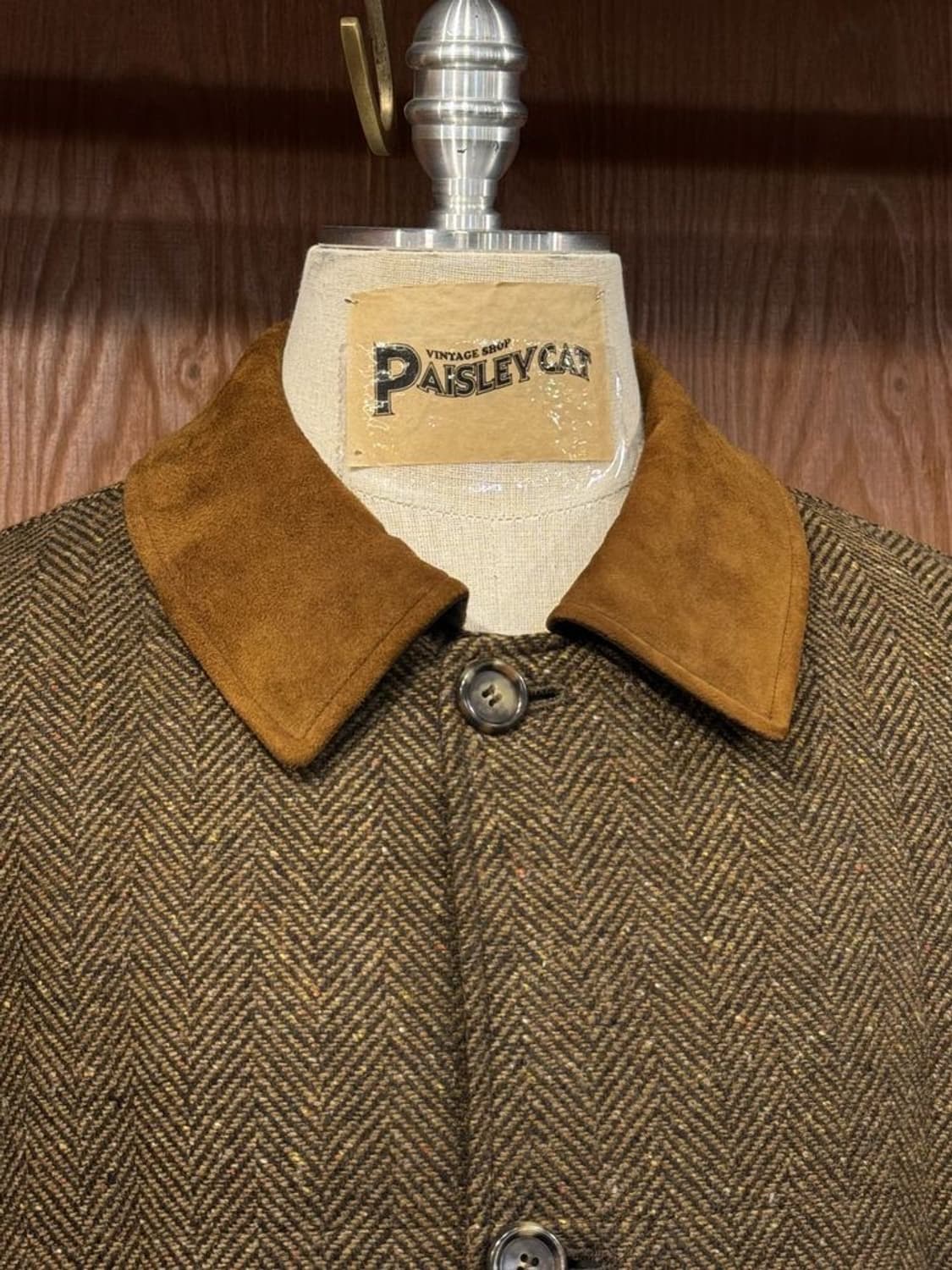 에디모네띠 헤링본 코트 상품이미지3