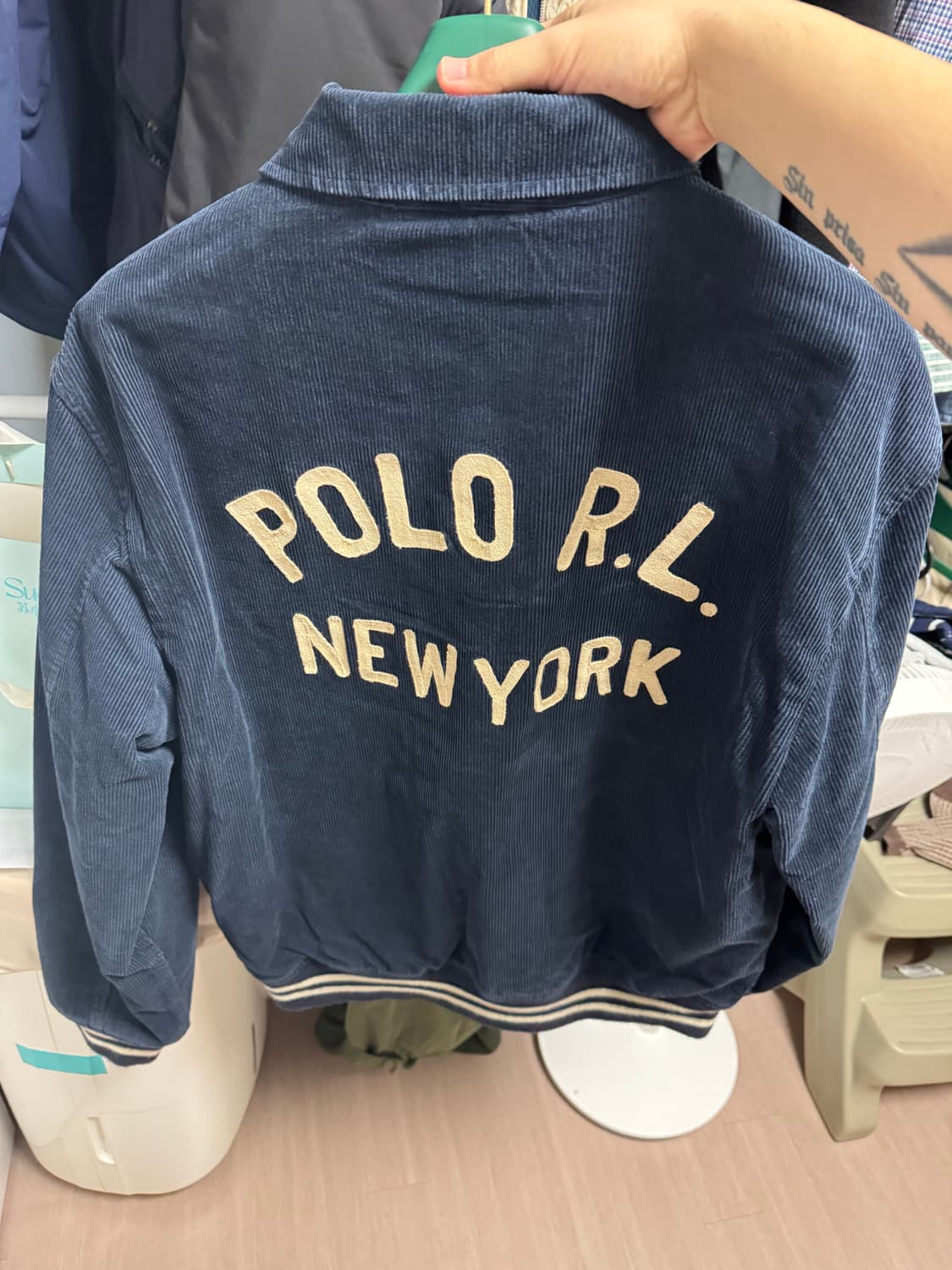 폴로 레터맨 바시티 L 새상품 상품이미지2