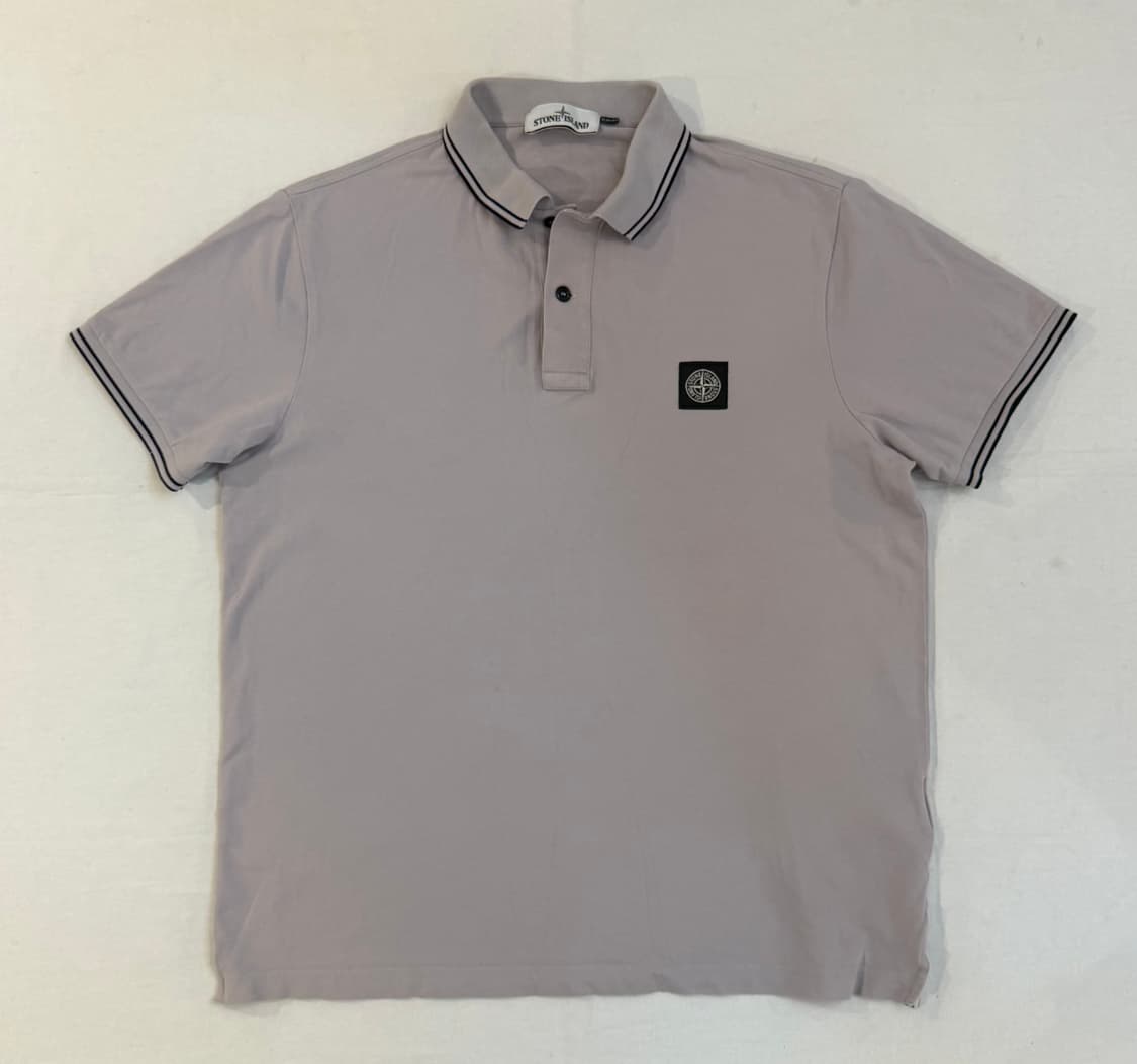 [XXL] 19ss 스톤아일랜드 베이직 로고 카라티 그레이 상품이미지1