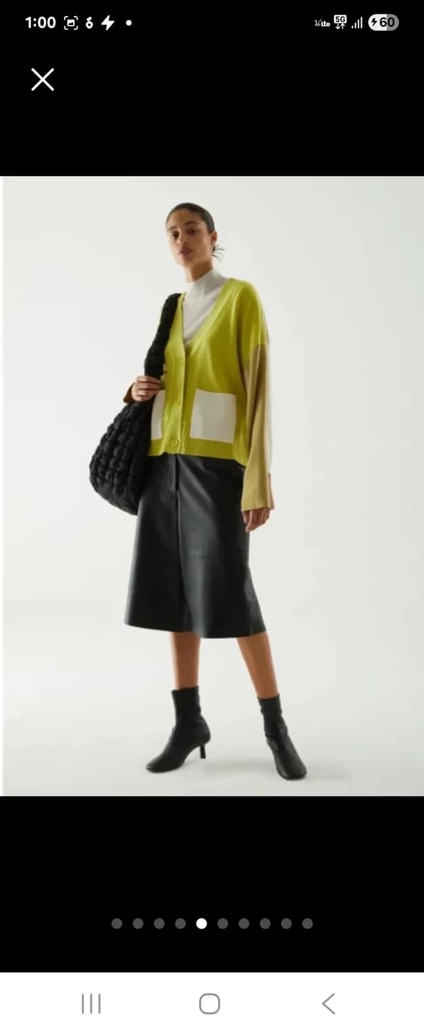 COS 코스 컬러 블록 니트 가디건55-88 F 상품이미지7