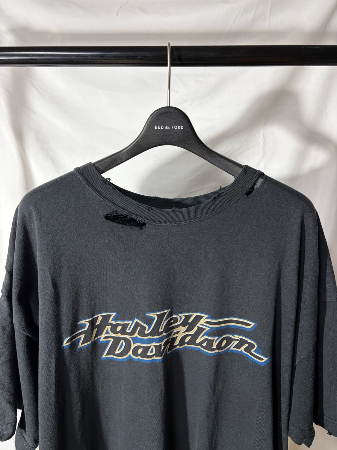 할리데이비슨 빈티지 데미지 반팔 티셔츠 상품이미지1