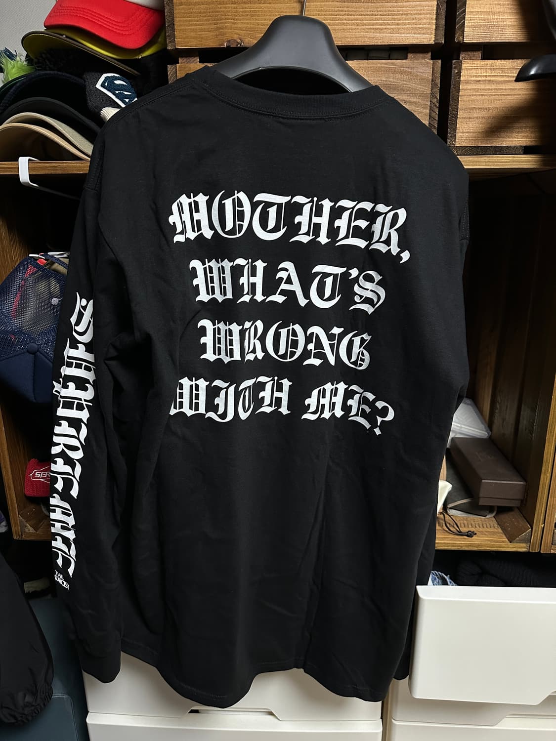 슈프림 엑소시스트 롱슬리브 블랙 XL 상품이미지3