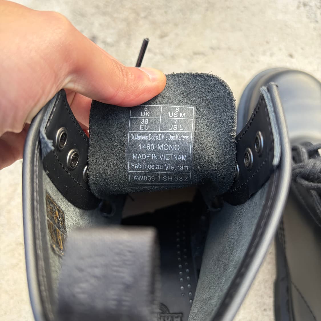 닥터마틴 1460 모노블랙 부츠 240 상품이미지6