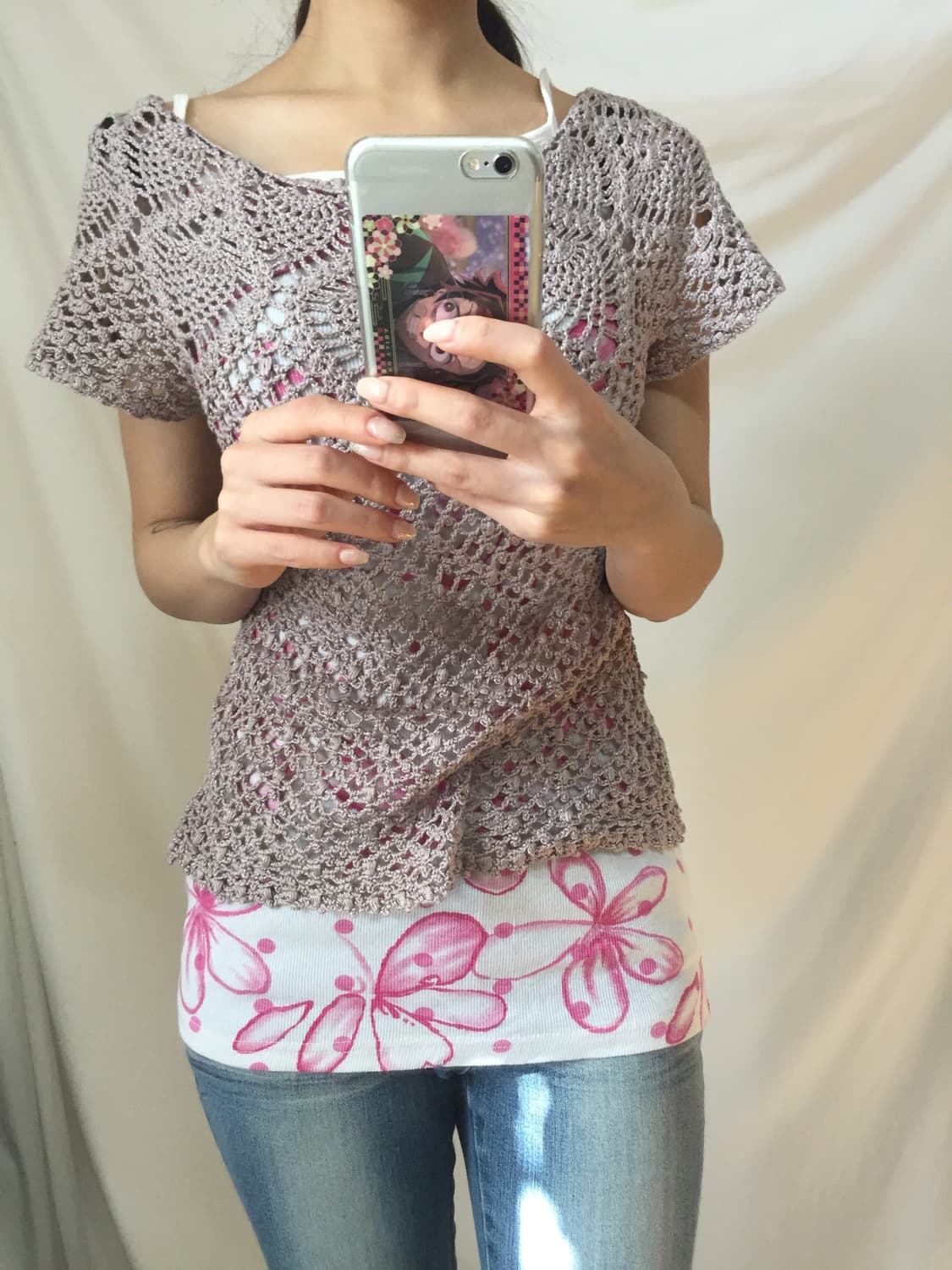 뜨개 펀칭 니트&꽃 나시 set 상품이미지10