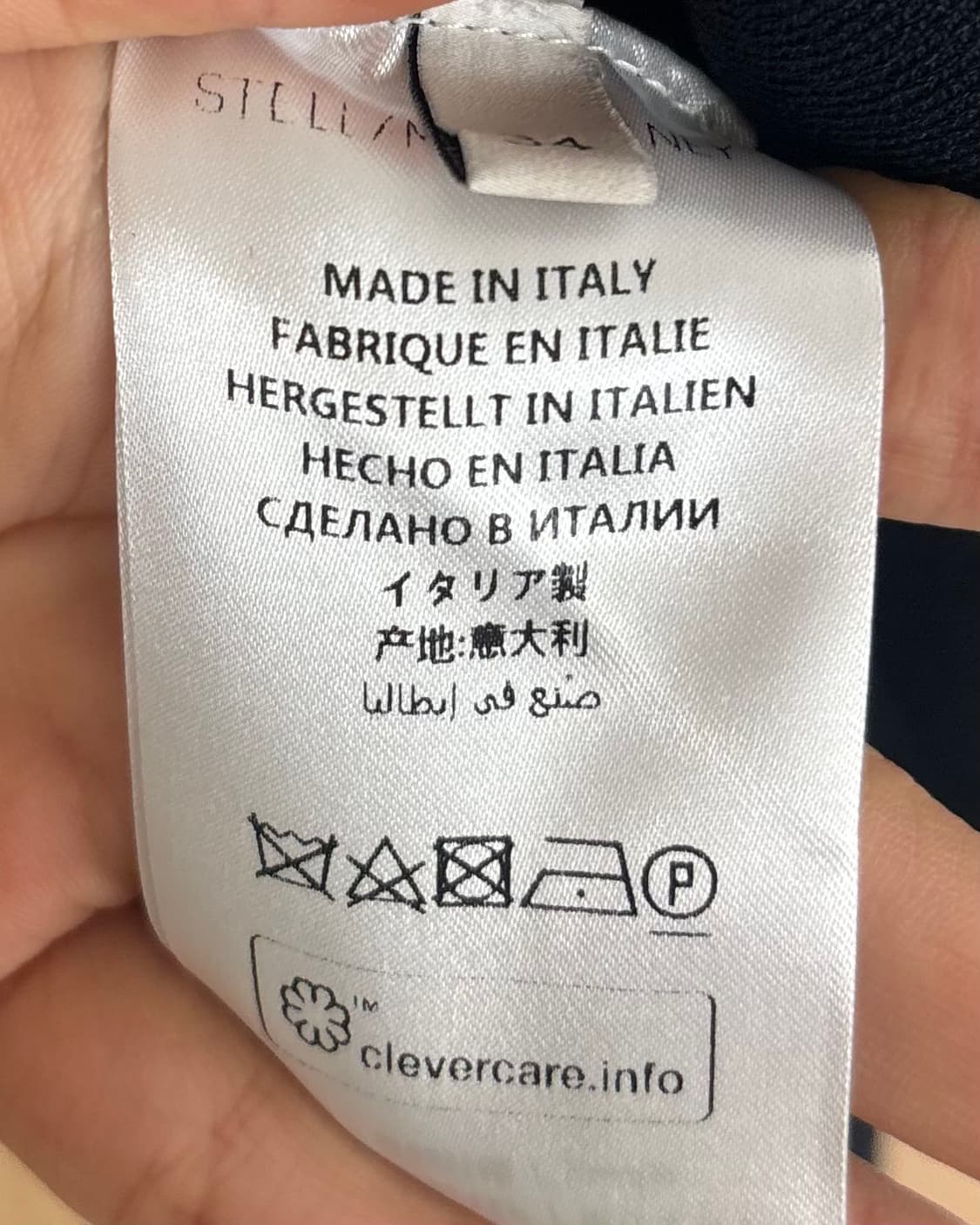 스텔라 맥카트니 네이비 드레이프 블라우스 티셔츠 상품이미지8