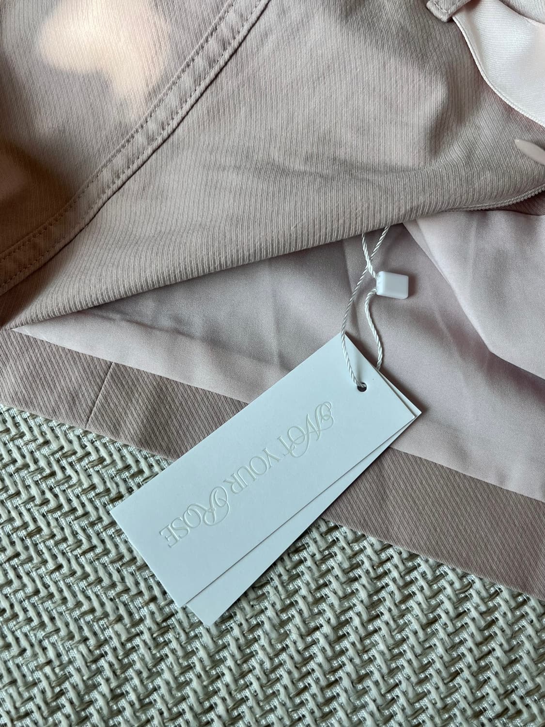 새상품 낫유어로즈 미우탑 M 핑크 상품이미지4