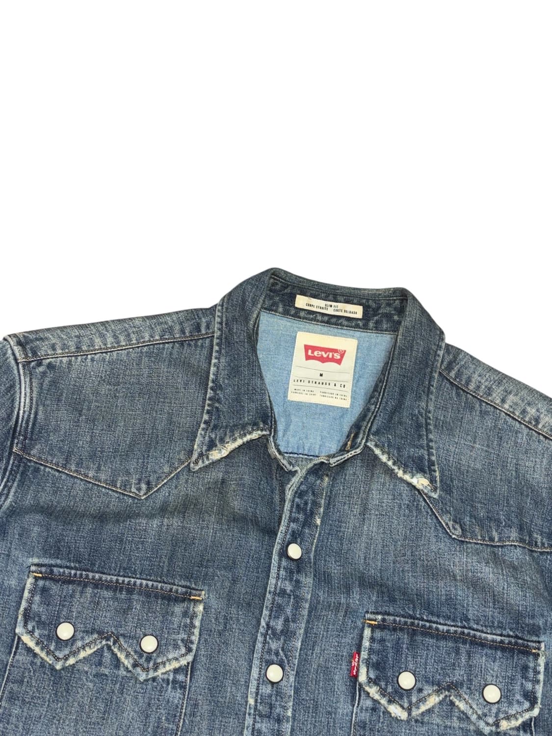 리바이스 웨스턴 데님 투포켓 셔츠 상품이미지5