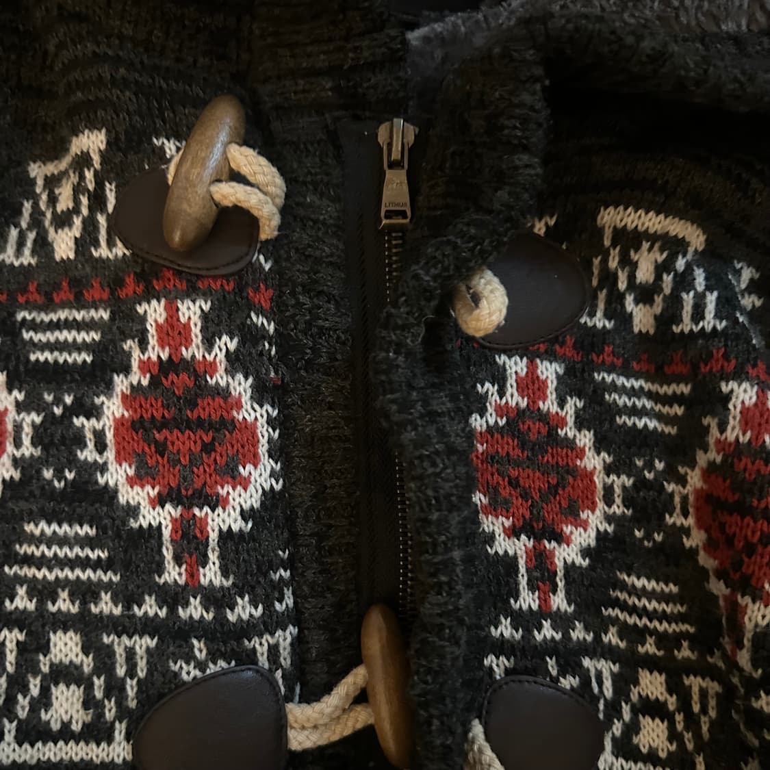 Vintage 모리걸 너드 코위찬 노르딕 떡볶이 집업 상품이미지4