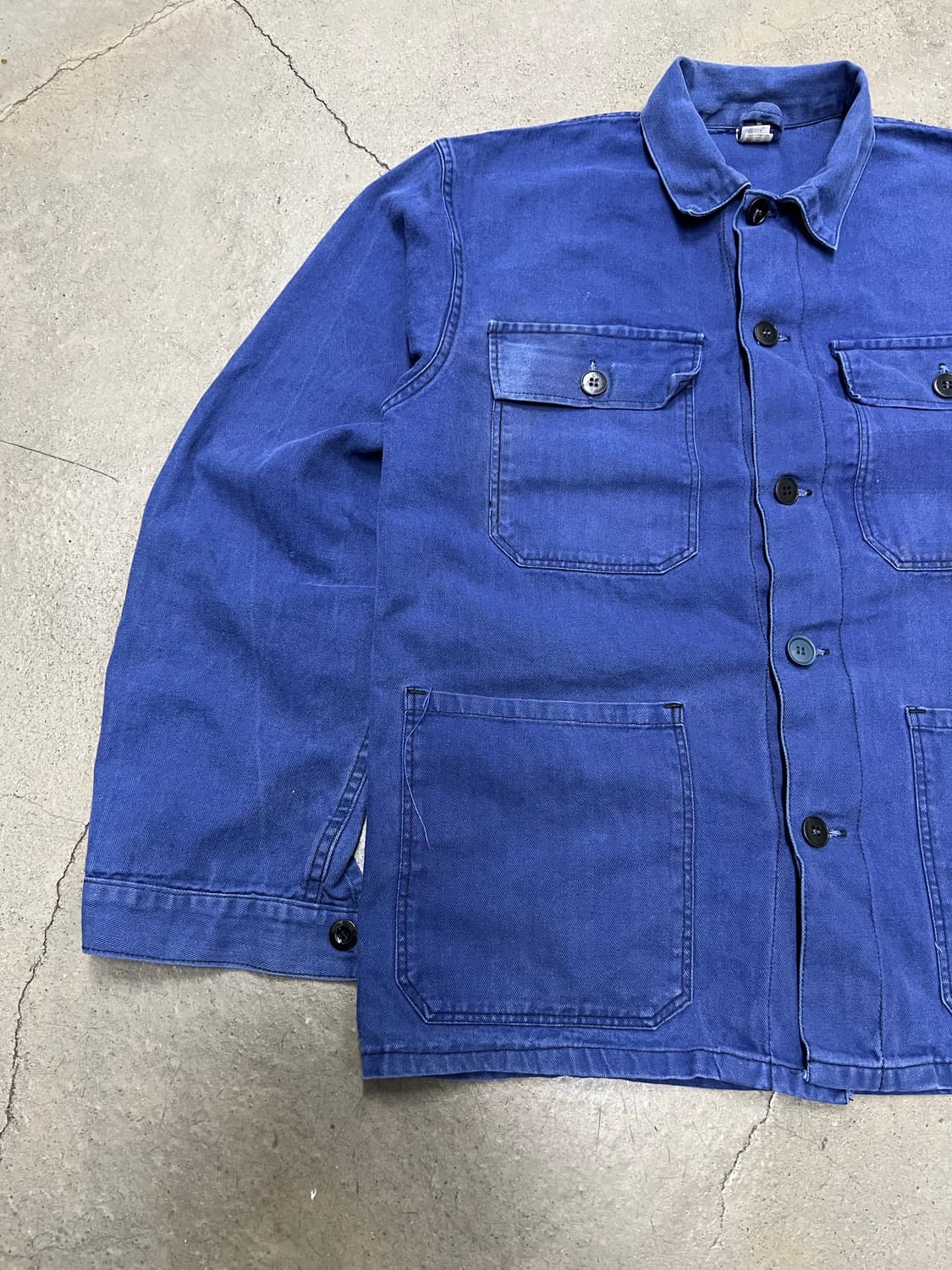 FADED BLUE VINTAGE HBT 헤링본트윌코튼 프렌치워크자켓 상품이미지5