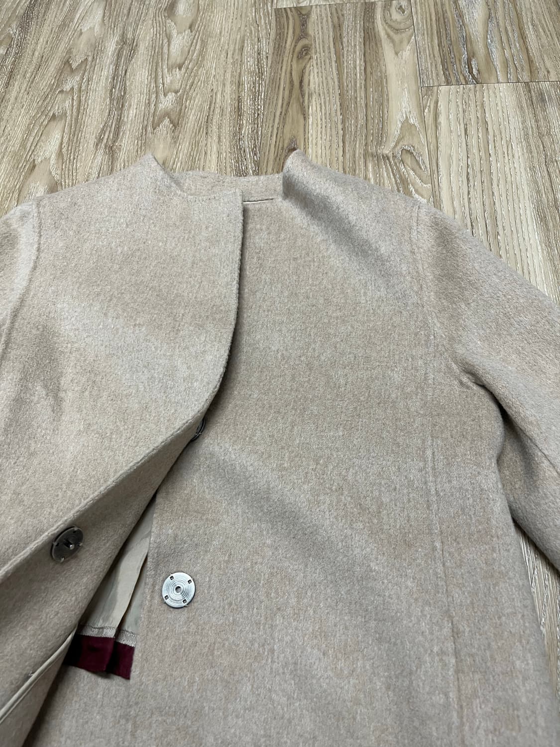 한섬 MINE 핸드메이드 울 캐시미어 코트 상품이미지2