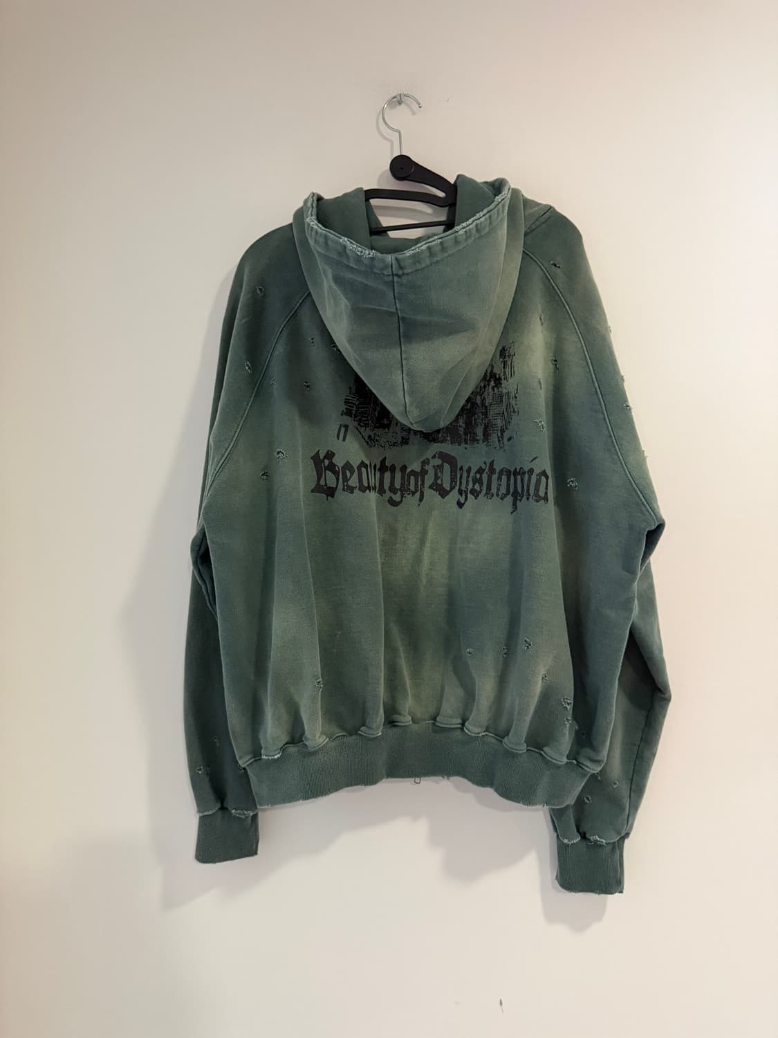 선데이오브클럽 Beauty Of Dystopia Washed Zip Up 상품이미지3