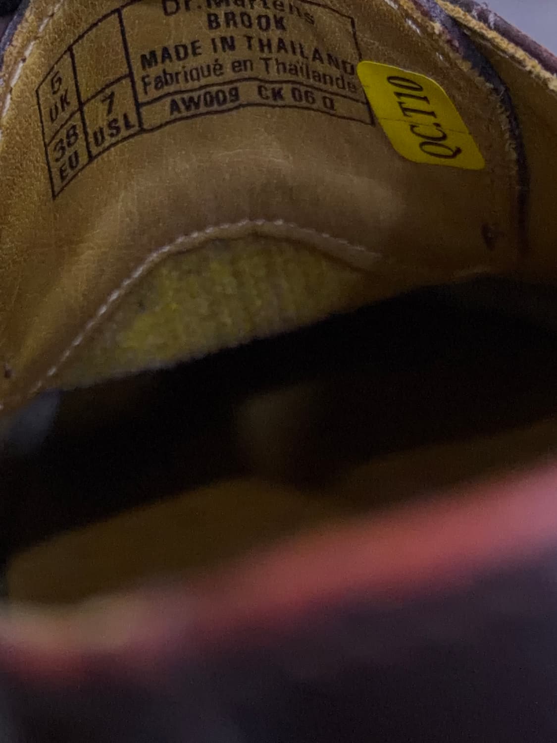 닥터마틴 브룩 슈즈 구두 버건디 체리 레드 240 상품이미지9