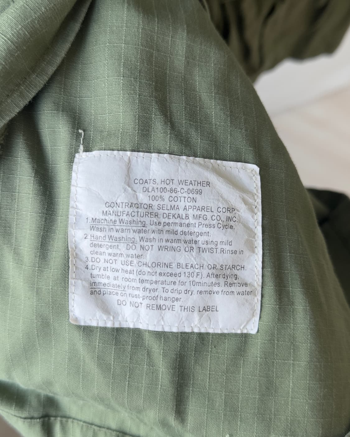 [Vintage] U.S. Military Ripstop BDU Jack 상품이미지6