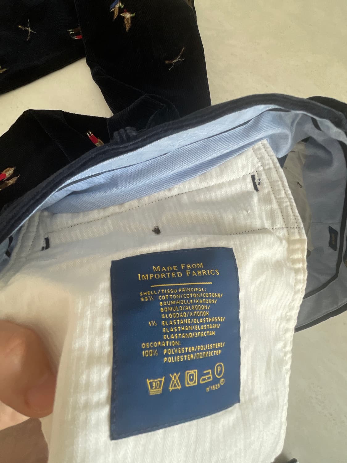 폴로 클래식핏 정품 코듀로이 바지 32 상품이미지6