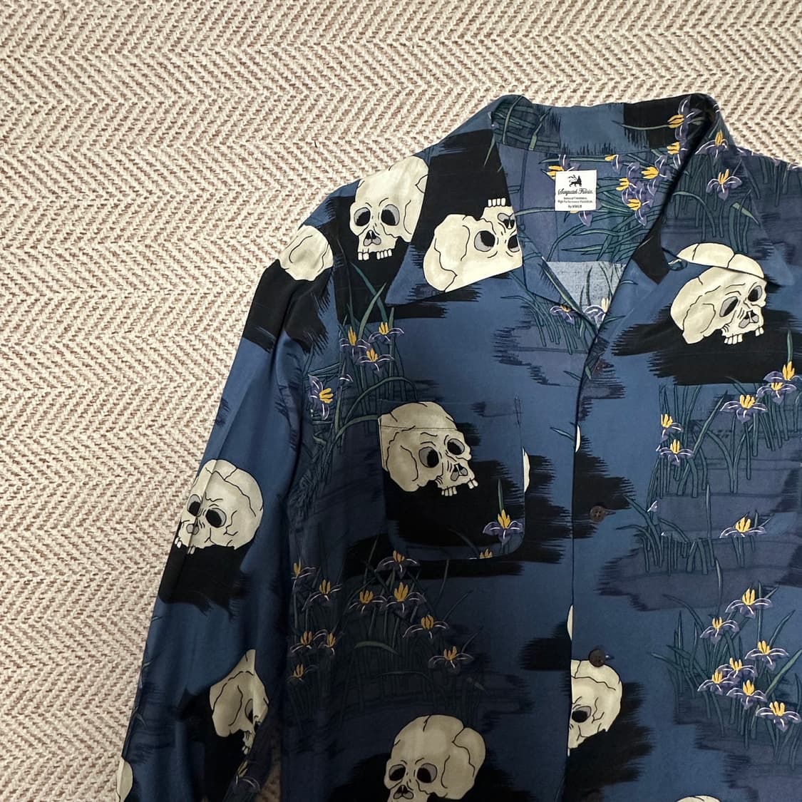 SASQUATCHFABRIX. S/S open collar shirt 상품이미지3