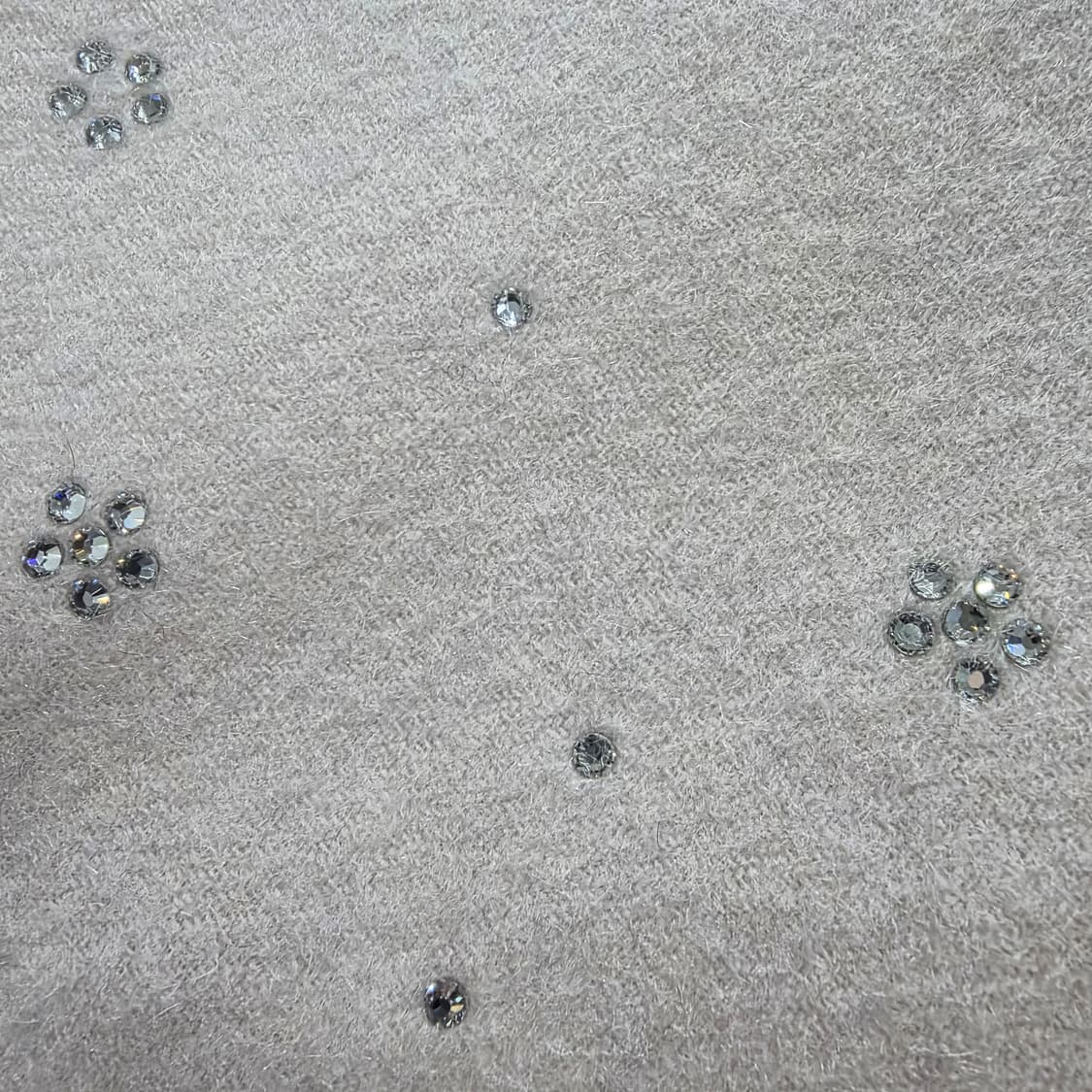 캐시미어 연핑크 비즈 머플러 상품이미지7