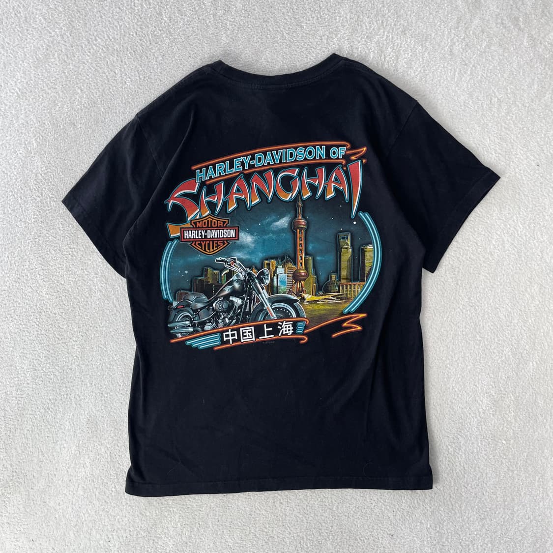 할리데이비슨 미제 상하이 반팔티 상품이미지2