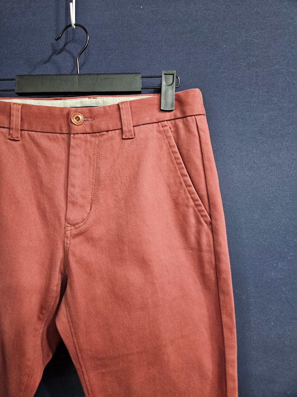 시리즈 다크레드 남성 허리 30 면바지  상품이미지4