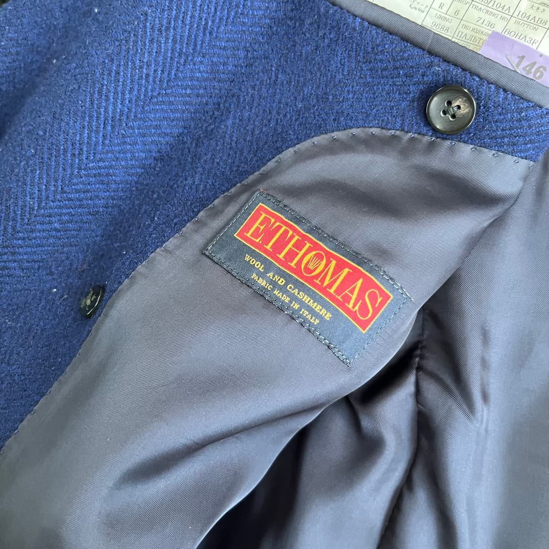 수트서플라이 캐시미어 블렌드 코트 52 상품이미지8