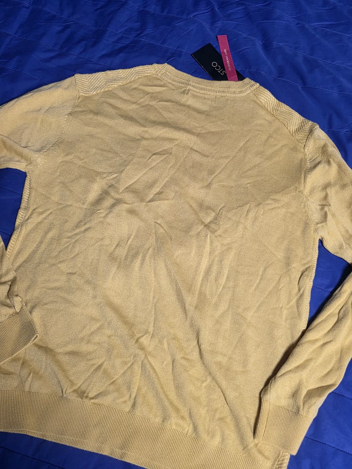 stco 멜란지 니트 105 옐로우 베이지 상품이미지2