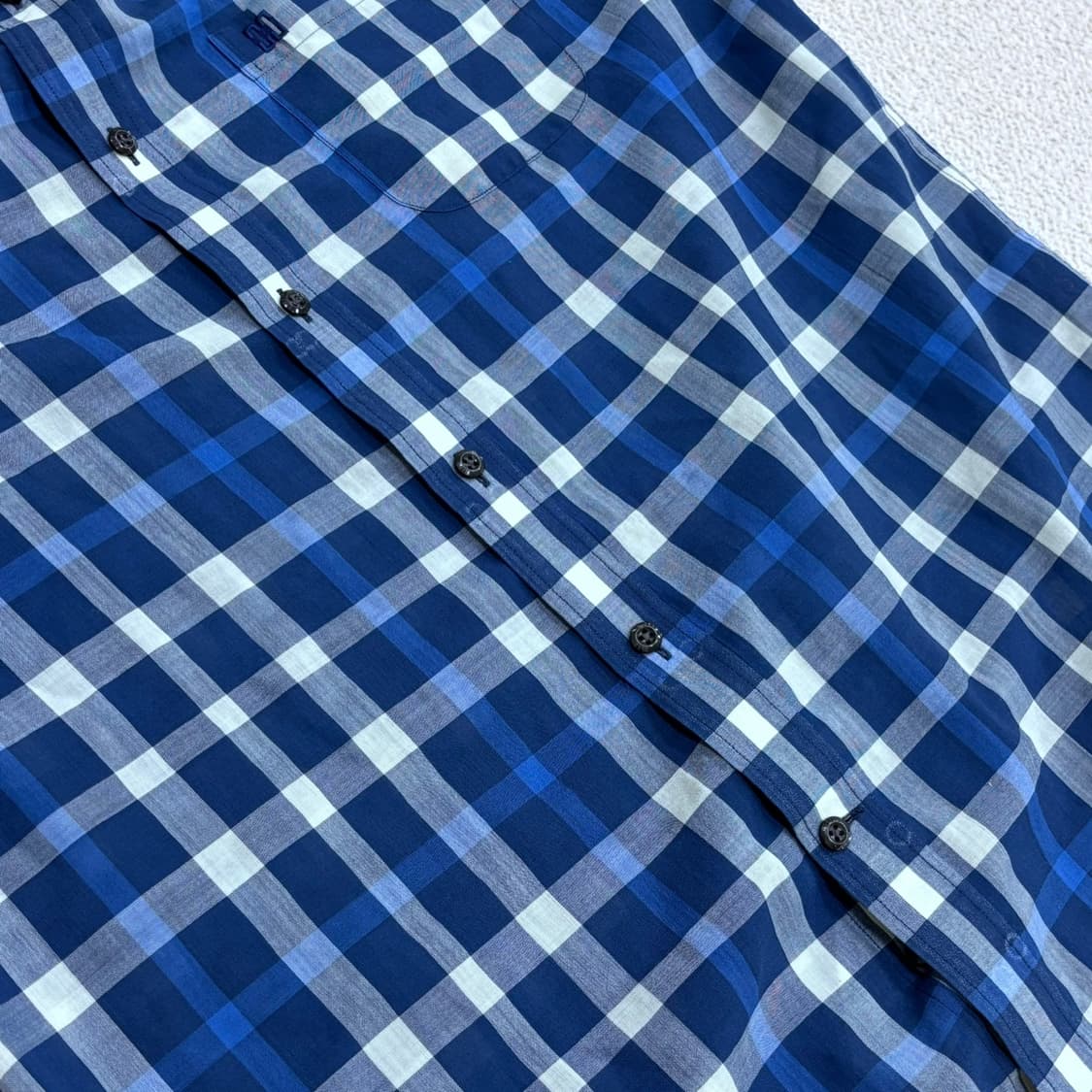 105 닥스 남성 체크패턴 반팔 셔츠 0414E 상품이미지5