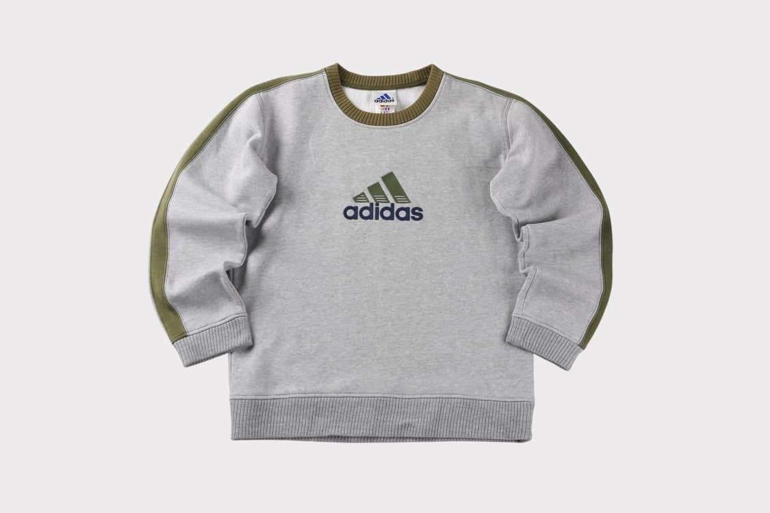 [L] 아디다스 올드스쿨 빅로고 맨투맨 상품이미지1