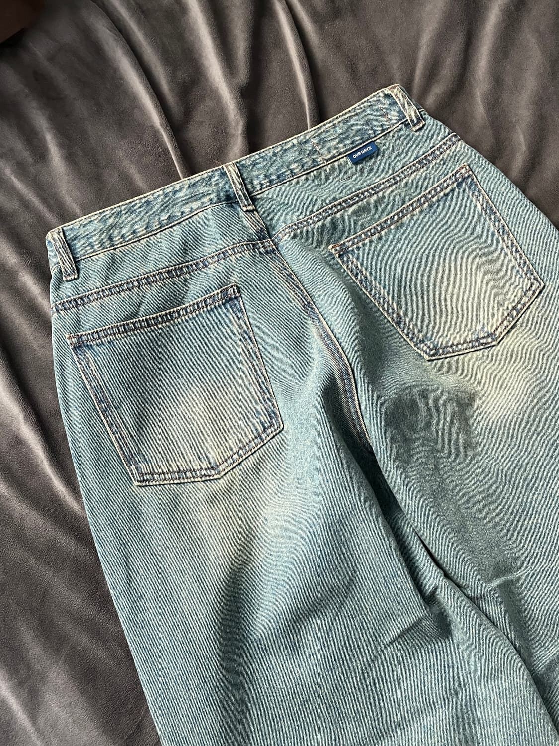 OURDAYZ 리버티 와이드 데님 L 러스티 블루 택포함 새상품 상품이미지4