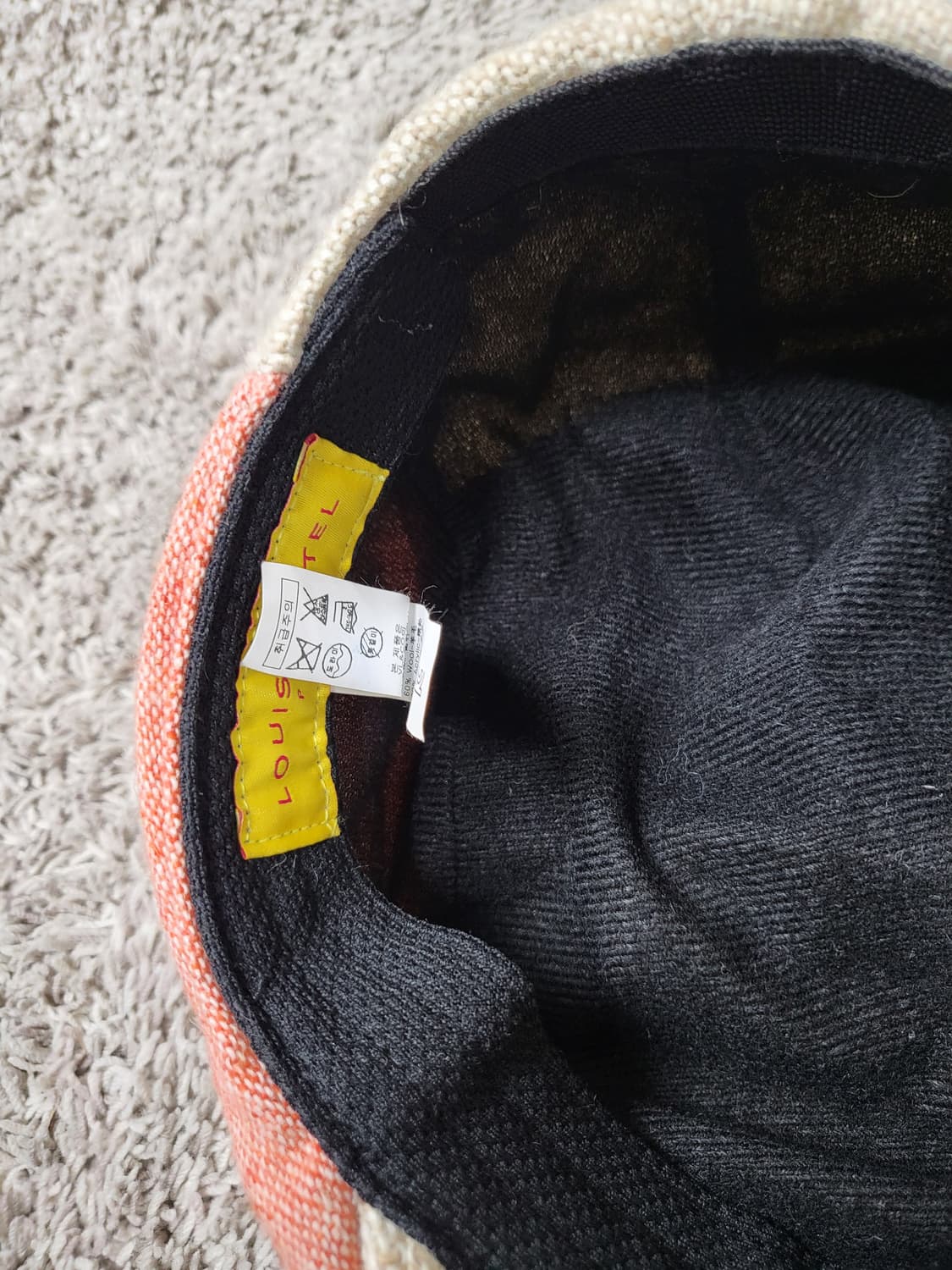 루이까스텔 패치워크 모80% 헌팅캡 모자 56 상품이미지7