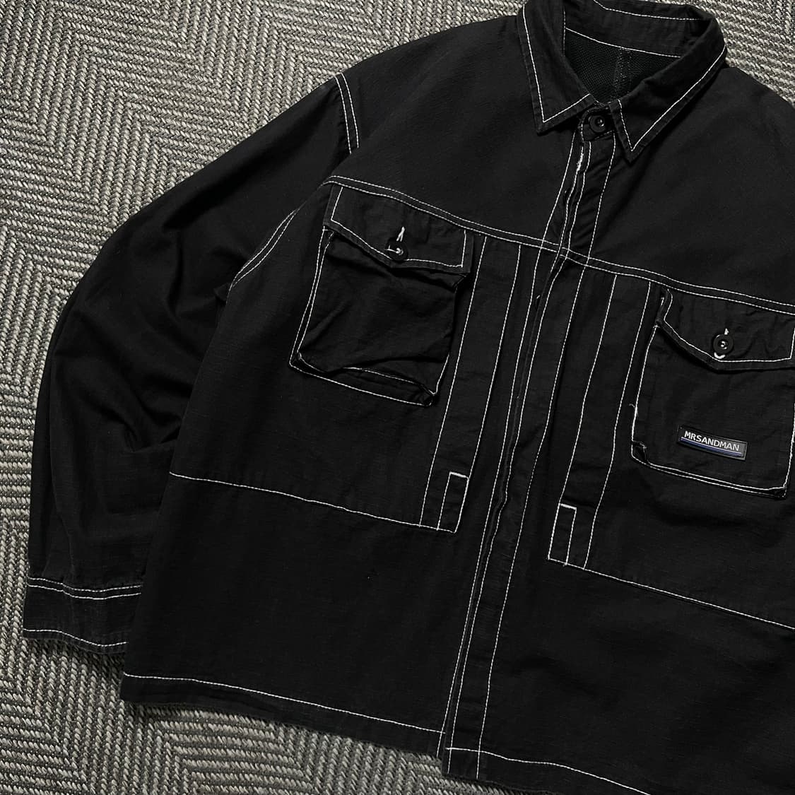 mrsandman 아카이브 스티치 워크 자켓o 4986 상품이미지3