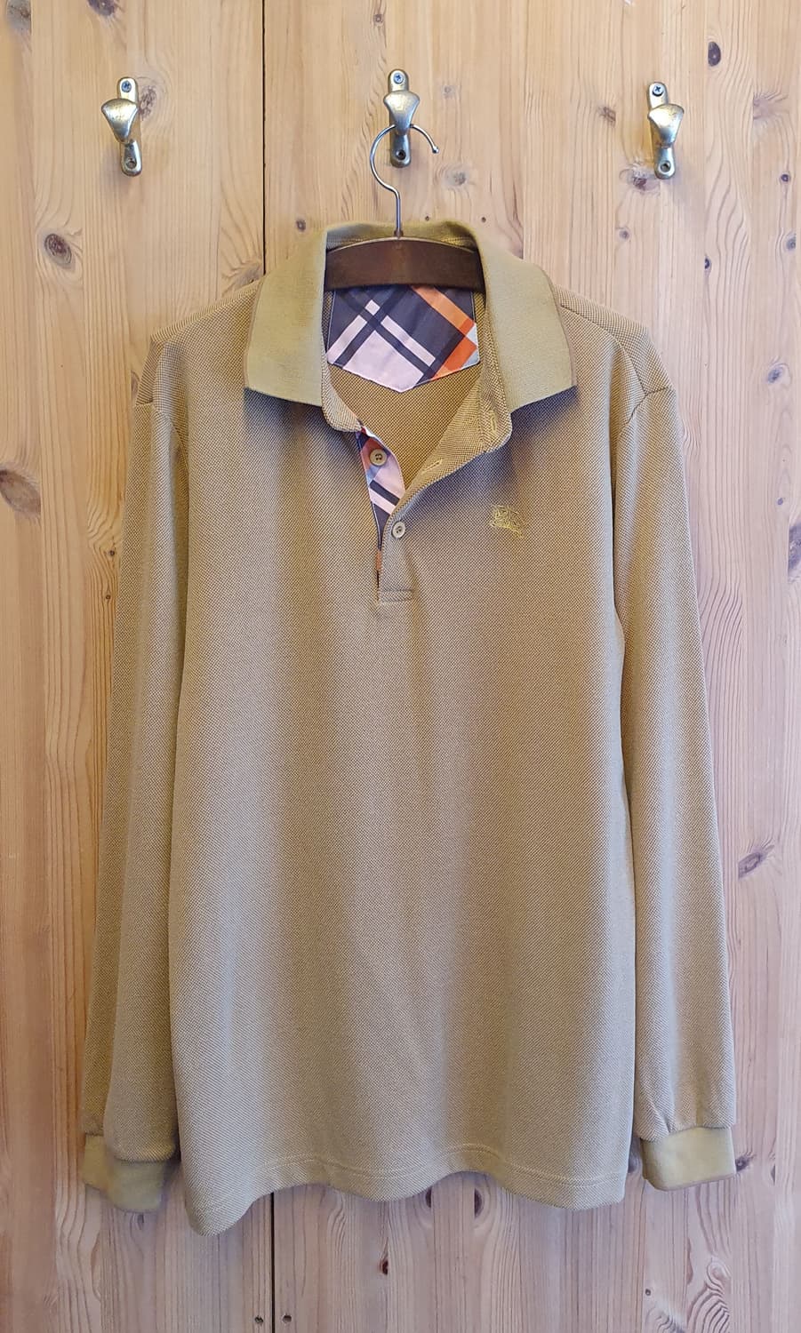 95.버버리 긴팔 카라티 상품이미지1