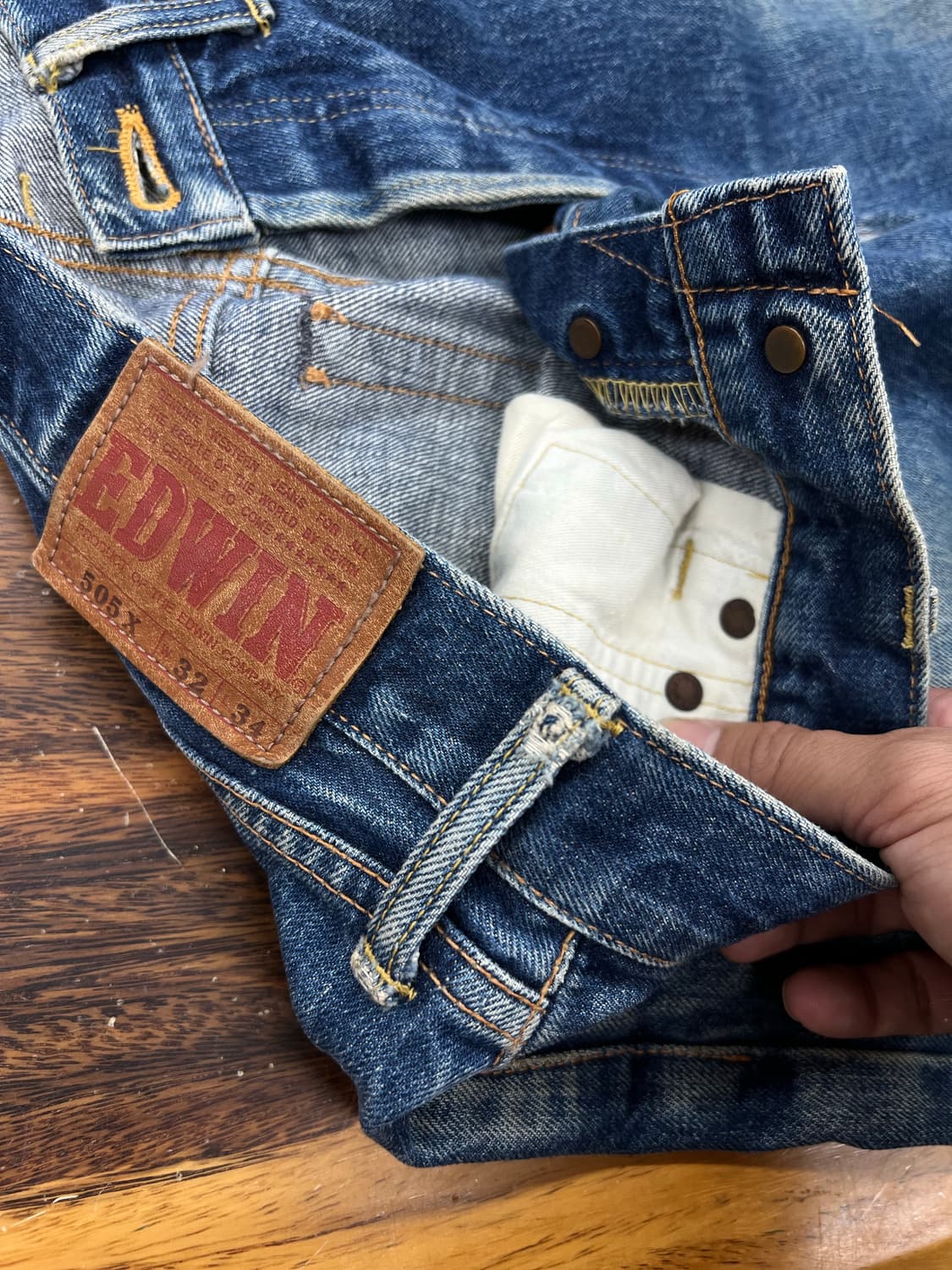 Edwin  셀비지 505X 32/34 상품이미지3