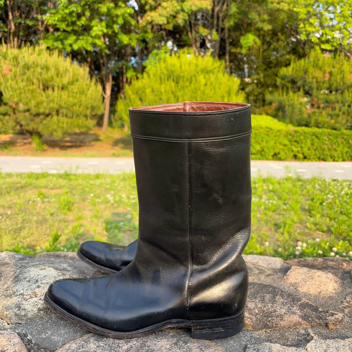굿이어 Goodyear 블랙 플레인 웨스턴 부츠 상품이미지4