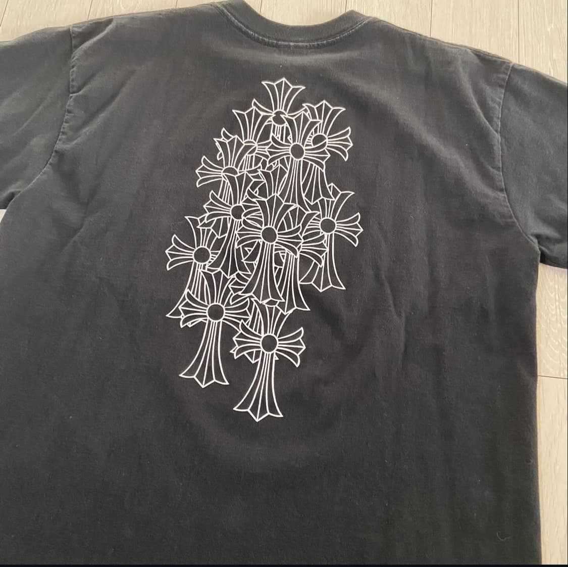 [L] 90s~00s 크롬하츠 세메터리 크로스 티셔츠 상품이미지4