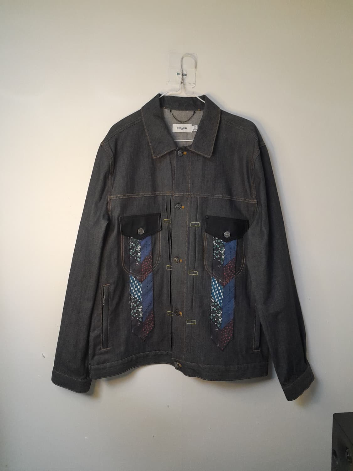 COACH 1941 가죽 패치워크 데님 트러커 54/110 상품이미지2