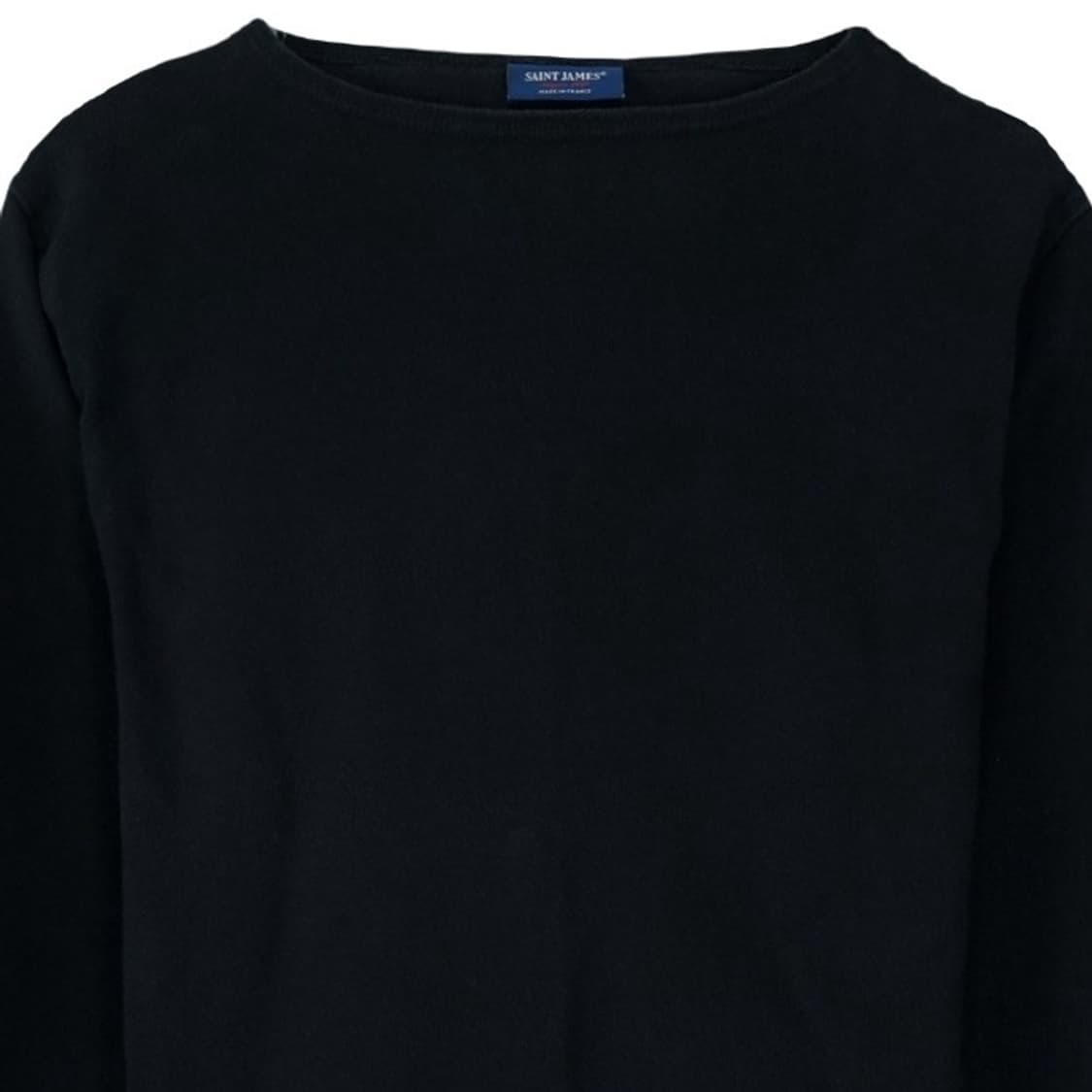 [세인트제임스] 엘보우 패치 보트넥 루즈핏 롱슬리브 긴팔티 M19298 상품이미지4