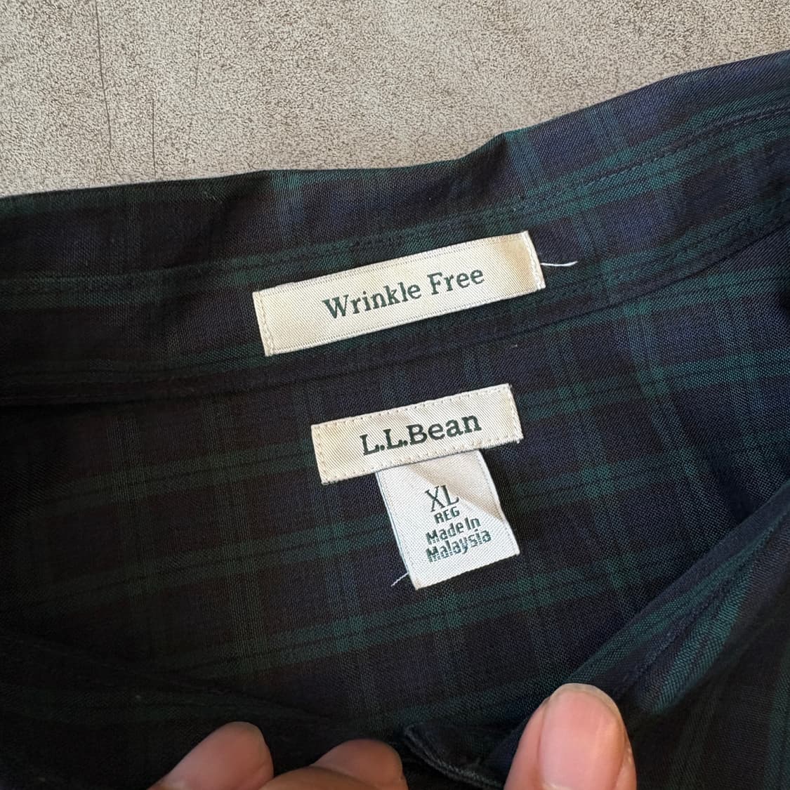 L.L.bean 정품 엘엘빈 체크 긴팔 셔츠 상품이미지5