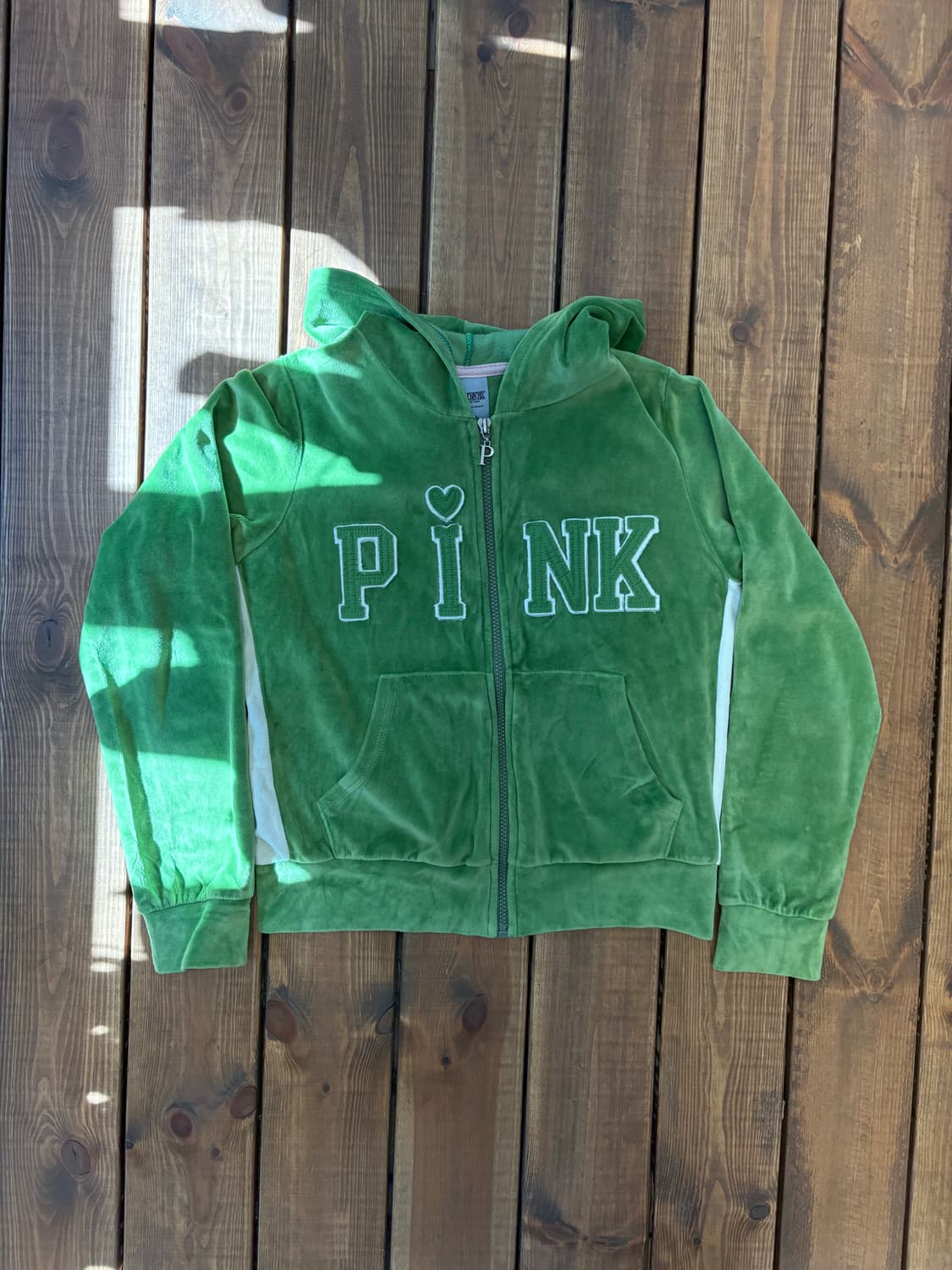 핑크 멜론 벨벳 후드집업 상품이미지6