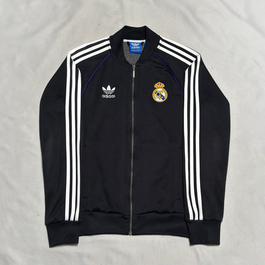 100 아디다스 레알마드리드 퍼플 파이핑 트랙탑 상품이미지2