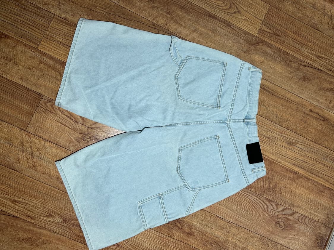 스웨이드 카펜더 데님 쇼츠 상품이미지2